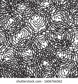 Grunge background black and white vector abstract seamless
