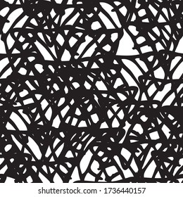 Grunar fondo abstracto vectorial en blanco y negro sin fisuras
