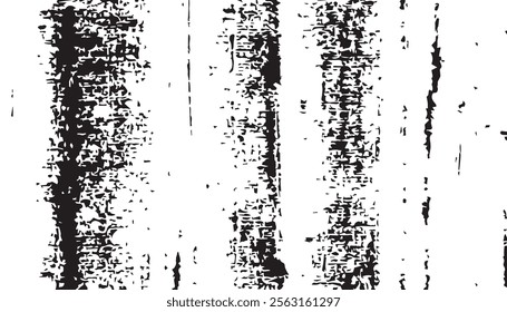 Grunge background. Black and white vector. Abstract texture of dust, dirt, stains. Grunge overlay layer. Distressed texture. Rough, scratch, splatter grunge pattern.