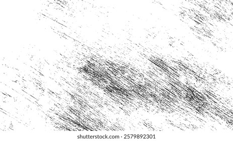 Grunge background black and white. Vector pattern of cracks, chips, scuffs. Abstract vintage surface
