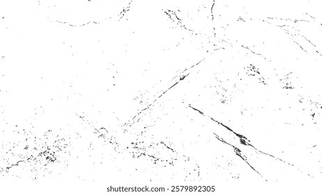 Grunge background black and white. Vector pattern of cracks, chips, scuffs. Abstract vintage surface
