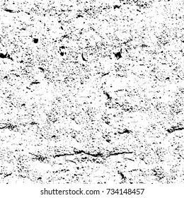 Grunge background black and white vector. Abstract monochrome seamless pattern