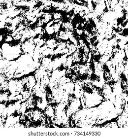 Grunge background black and white vector. Abstract monochrome seamless pattern