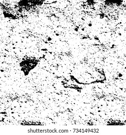 Grunge background black and white vector. Abstract monochrome seamless pattern