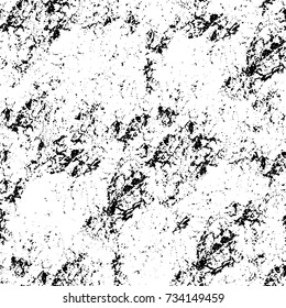 Grunge background black and white vector. Abstract monochrome seamless pattern