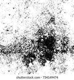 Grunge background black and white vector. Abstract monochrome seamless pattern
