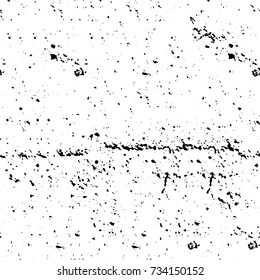 Grunge background black and white vector. Abstract monochrome seamless pattern