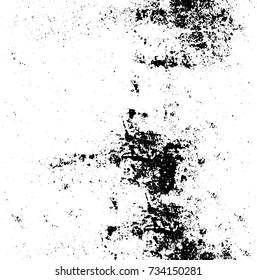 Grunge background black and white vector. Abstract monochrome seamless pattern