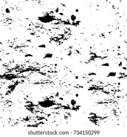 Grunge background black and white vector. Abstract monochrome seamless pattern