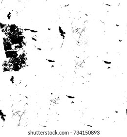 Grunge background black and white vector. Abstract monochrome seamless pattern