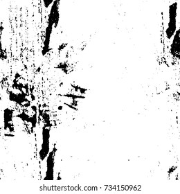 Grunge background black and white vector. Abstract monochrome seamless pattern