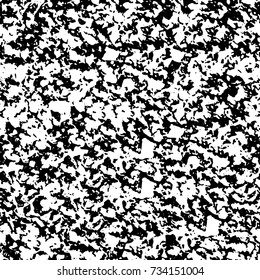 Grunge background black and white vector. Abstract monochrome seamless pattern