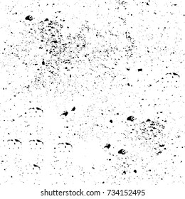 Grunge background black and white vector. Abstract monochrome seamless pattern