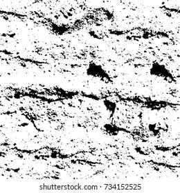 Grunge background black and white vector. Abstract monochrome seamless pattern