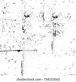 Grunge background black and white vector. Abstract monochrome seamless pattern