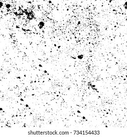 Grunge background black and white vector. Abstract monochrome seamless pattern