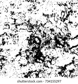 Grunge background black and white vector. Abstract monochrome seamless pattern