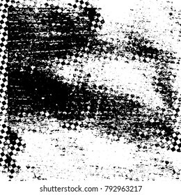 Grunge background black and white vector