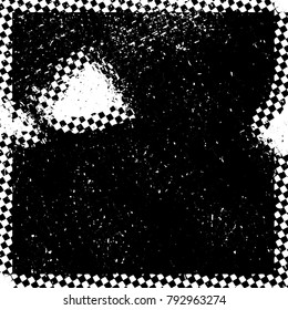 Grunge background black and white vector