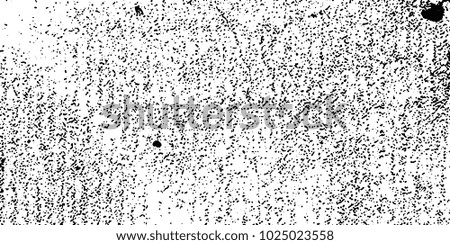 Grunge background black and white vector. Abstract texture of dust, dirt, stains