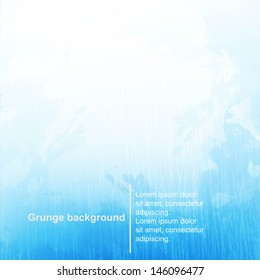 Grunge background in blue color