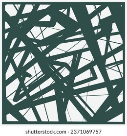 Grunge background. Bush paint ink stroke over square frame. Hand drawn vector illustration design