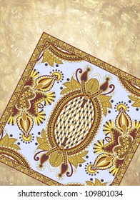 grunge background with carpet detail with place for your text . Hand made and hobby theme
