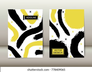 Grunge background for covers, posters, banners, flyers. Minimal template design.Vector illustration.