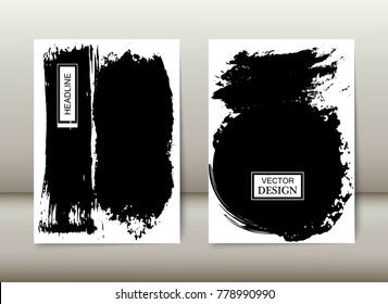 Grunge background for covers, posters, banners, flyers. Minimal template design.Vector illustration.
