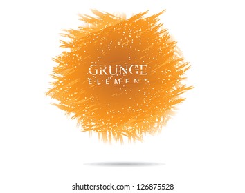 Grunge Background Created with Custom Brush. EPS 8 vector, no open shapes or paths. Grouped for easy editing.