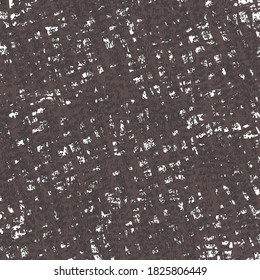 Grunge Hintergrund, ein beschädigtes altes Netz. Dunkelviolette Oberfläche mit ungleichmäßig verteilten weißen Pflastern.