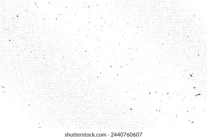 Grunge background. Damaged wallpaper with scratches. Distressed texture. Dirty backdrop with overlay effect. White scratched material. Vintage design template. Vector illustration.