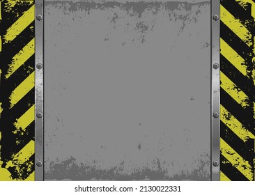 grunge background with danger sign