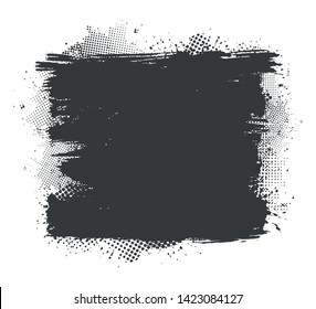 Grunge background design. Dirty splash banner.