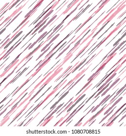 Grunge Background with Diagonal Stripes. Abstract Texture with Dry Brush Strokes. Scribbled Grunge Rapport for Fabric, Print, Textile Trendy Vector Background.