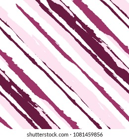 Grunge Background with Diagonal Stripes. Abstract Texture with Brush Strokes. Scribbled Grunge Pattern for Wallpaper, Print, Textile Retro Vector Background.