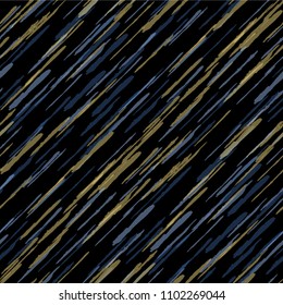 Grunge Background with Diagonal Stripes. Abstract Texture with Dry Brush Strokes. Scribbled Grunge Motif for Fabric, Print, Textile Trendy Vector Background.