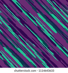 Grunge Background with Diagonal Stripes. Abstract Texture with Brush Strokes. Scribbled Grunge Motif for Wallpaper, Print, Textile Trendy Vector Background with Stripes.