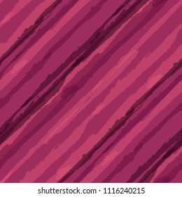 Grunge Background with Diagonal Stripes. Abstract Texture with Dry Brush Strokes. Scribbled Grunge Pattern for Fabric, Cloth, Textile Retro Vector Background.