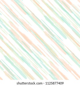 Grunge Background with Diagonal Stripes. Abstract Texture with Dry Brush Strokes. Scribbled Grunge Rapport for Fabric, Print, Textile Retro Vector Background with Stripes.