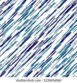 Grunge Background with Diagonal Stripes. Abstract Texture with Dry Brush Strokes. Scribbled Grunge Rapport for Fabric, Cloth, Textile Retro Vector Background with Stripes.