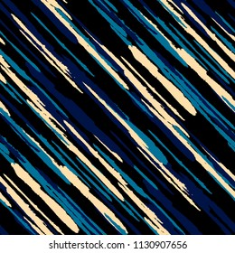 Grunge Background with Diagonal Stripes. Abstract Texture with Dry Brush Strokes. Scribbled Grunge Rapport for Wallpaper, Print, Textile Rustic Vector Background.