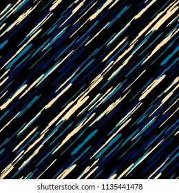 Grunge Background with Diagonal Stripes. Abstract Texture with Brush Strokes. Scribbled Grunge Motif for Fabric, Cloth, Textile Trendy Vector Background with Stripes.