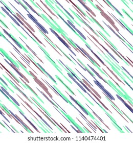 Grunge Background with Diagonal Stripes. Abstract Texture with Dry Brush Strokes. Scribbled Grunge Motif for Fabric, Cloth, Textile Retro Vector Background.