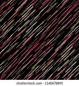Grunge Background with Diagonal Stripes. Abstract Texture with Dry Brush Strokes. Scribbled Grunge Motif for Fabric, Cloth, Paper Rustic Vector Background with Stripes.