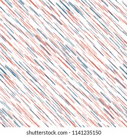 Grunge Background with Diagonal Stripes. Abstract Texture with Dry Brush Strokes. Scribbled Grunge Motif for Fabric, Cloth, Paper Rustic Vector Background.