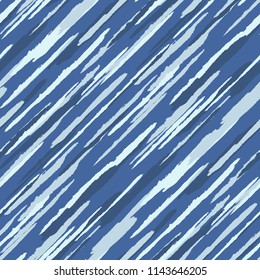 Grunge Background with Diagonal Stripes. Abstract Texture with Dry Brush Strokes. Scribbled Grunge Rapport for Fabric, Print, Textile Rustic Vector Background.