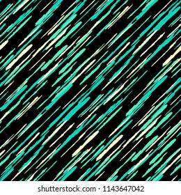 Grunge Background with Diagonal Stripes. Abstract Texture with Dry Brush Strokes. Scribbled Grunge Pattern for Fabric, Cloth, Textile Retro Vector Background.