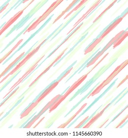 Grunge Background with Diagonal Stripes. Abstract Texture with Dry Brush Strokes. Scribbled Grunge Pattern for Fabric, Print, Textile Rustic Vector Background with Stripes.