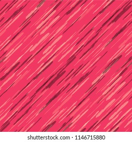 Grunge Background with Diagonal Stripes. Abstract Texture with Brush Strokes. Scribbled Grunge Pattern for Wallpaper, Print, Textile Rustic Vector Background.